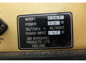 Marshall 2205 JCM800 Split Channel Reverb [1982-1989] (52766)