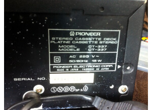 Pioneer CT-337 (71926)