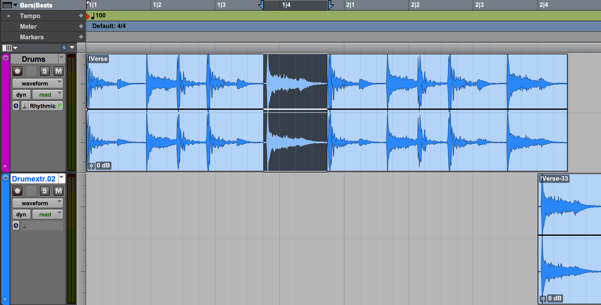 Travailler des boucles de batterie