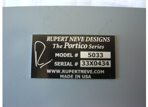 Rupert Neve Designs Portico 5033 (92120)