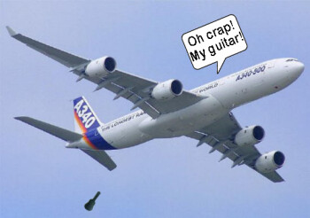 Voler avec une guitare Voler avec une guitare