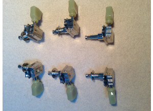 Gibson PMMH-010 Vintage Nickel Machine Heads w/ Pearloid Buttons (84419)