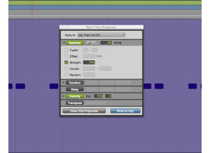 Real Time Properties