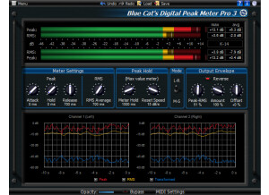 Blue Cat Digital Peak Meter Pro