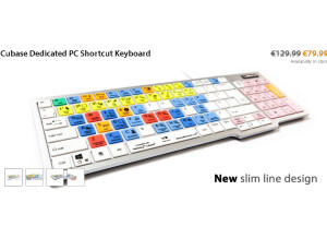 Editors Keys Cubase Dedicated PC Shortcut Keyboard (68404)