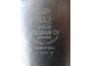 Zildjian Armand Medium Thin Crash 18" (9465)
