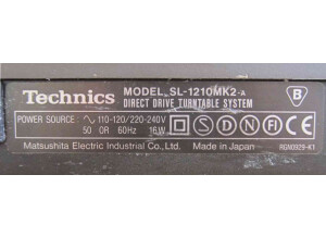 Technics SL-1210 MK2 (47333)