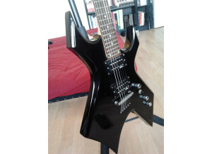 B.C. Rich Platinum Warlock tete Widow Black (76377)