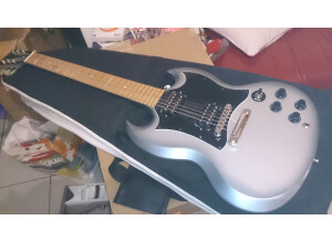 Gibson SG Special Raw Power - Satin Blue/Platinum (75578)