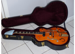 Gretsch G6120EC Eddie Cochran Tribute Hollow Body - Vintage Orange Lacquer (39415)