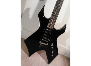 B.C. Rich Platinum Warlock tete Widow Black (43541)