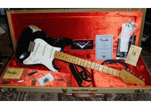 Fender Custom Shop 1957 Heavy Relic Stratocaster - Black