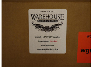 Warehouse Guitar Speakers ET65 (88868)