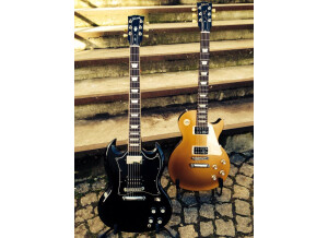 Gibson Les Paul Studio '50s Tribute Humbucker - Satin Gold Top Dark Back (61054)