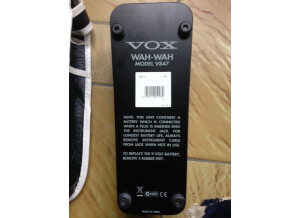 Vox V847 Wah-Wah Pedal (67615)