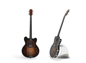 Floating Guitar Mini Stand + guitars RGB