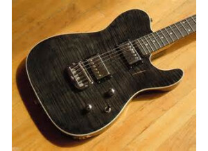 G&L Tribute ASAT Deluxe Carved Top - Trans Black Rosewood