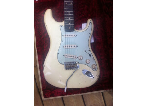 Fender Custom Shop Limited Edition '62 Stratocaster Brazilian Rosewood Relic - Olympic White