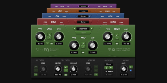 Variety of Sound / Tokyo Dawn Labs SlickEQ "Gentleman's Edition"