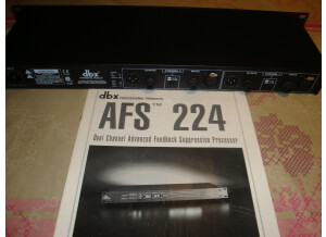 dbx AFS 224 Advanced Feedback Suppression