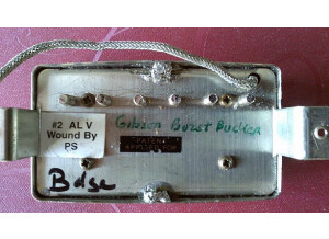 Gibson Burstbucker Pro Bridge - Nickel Cover (66147)
