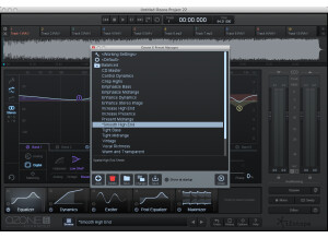 Izotope ozone6 presets over ui