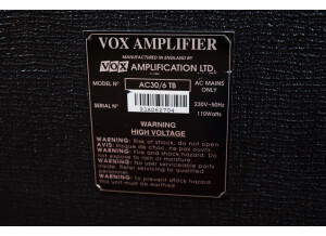 Vox AC30 6/TB (88437)