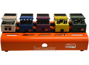 Gator Cases Orange Aluminum Pedal Board; Small w/ Carry Bag