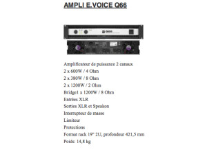 Electro-Voice Série Q Mk2