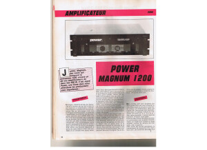 Power Acoustics MAGNUM 1200