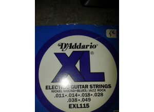 D'Addario XL Nickel Round Wound - EXL115 11-49 Blues/Jazz Rock (53196)