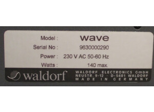 Waldorf Wave (35787)