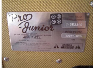 Fender Pro Junior Tweed LTD Edition Relic