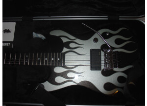 Charvel Pro mod San Dimas Style "Wild Card #8" Chrome Rod Flame (52799)