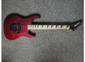 Jackson DK2M Dinky 1H Red Ghost Flames Limited Edition (941)