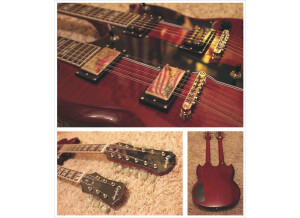 Epiphone Limited Edition 2014 G-1275 Double Neck - Cherry