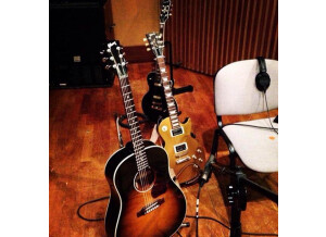Gibson Les Paul Studio '50s Tribute Humbucker - Satin Gold Top Dark Back (23602)