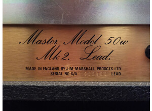 Marshall 2204 JCM800 Master Volume Lead [1981-1989] (8987)