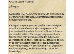 Guild GAD-50L (11765)