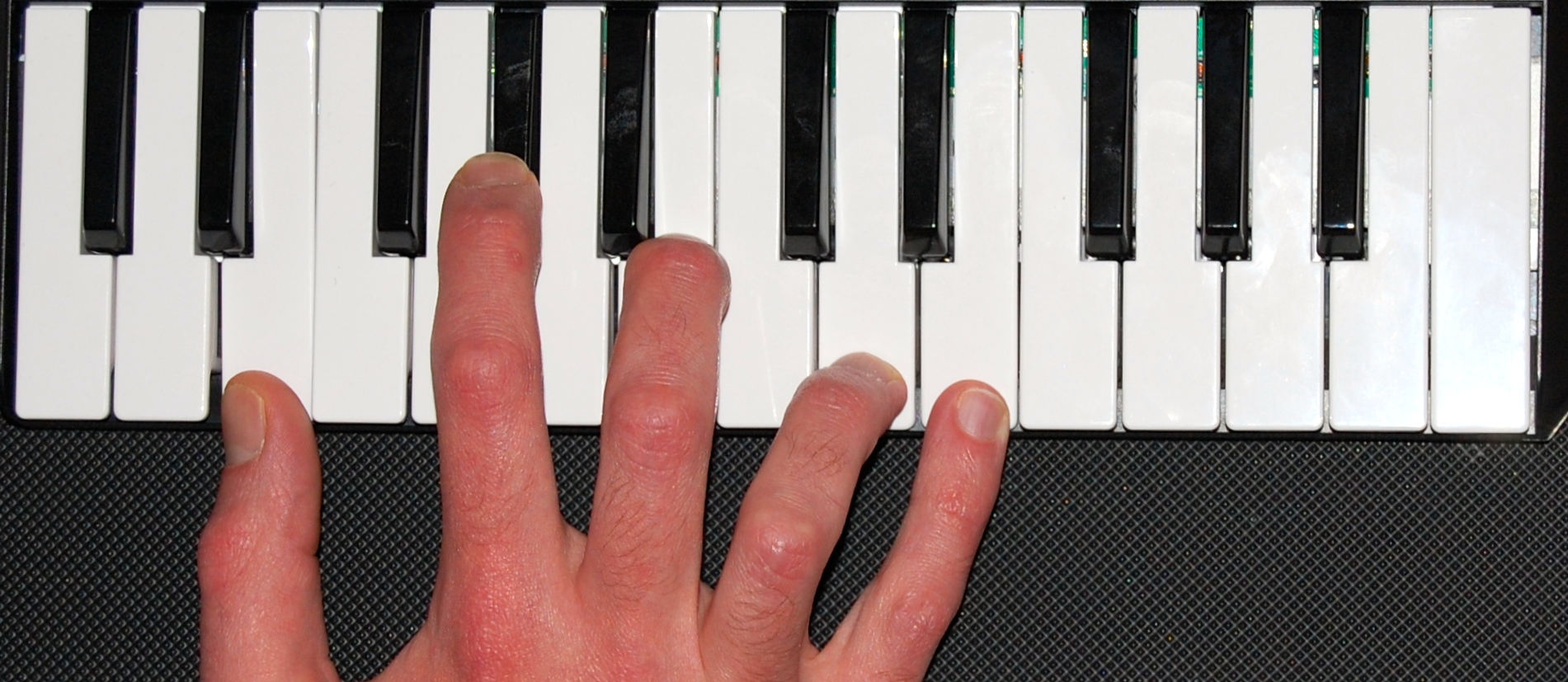 Les accords de base au clavier