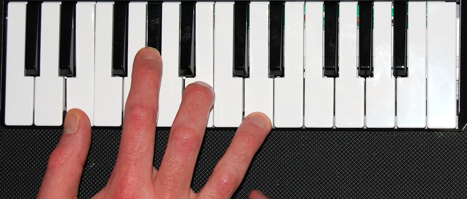 Les accords de base au clavier