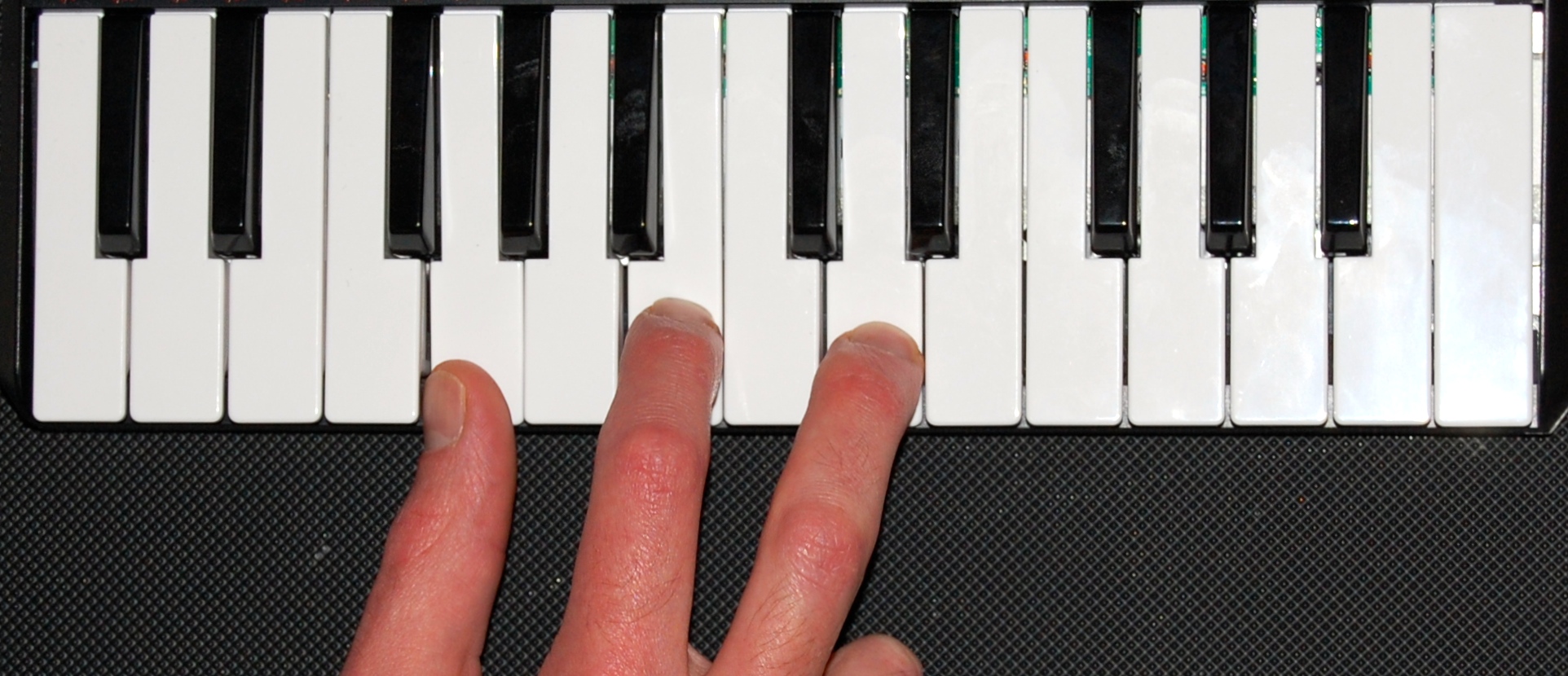 Les accords de base au clavier