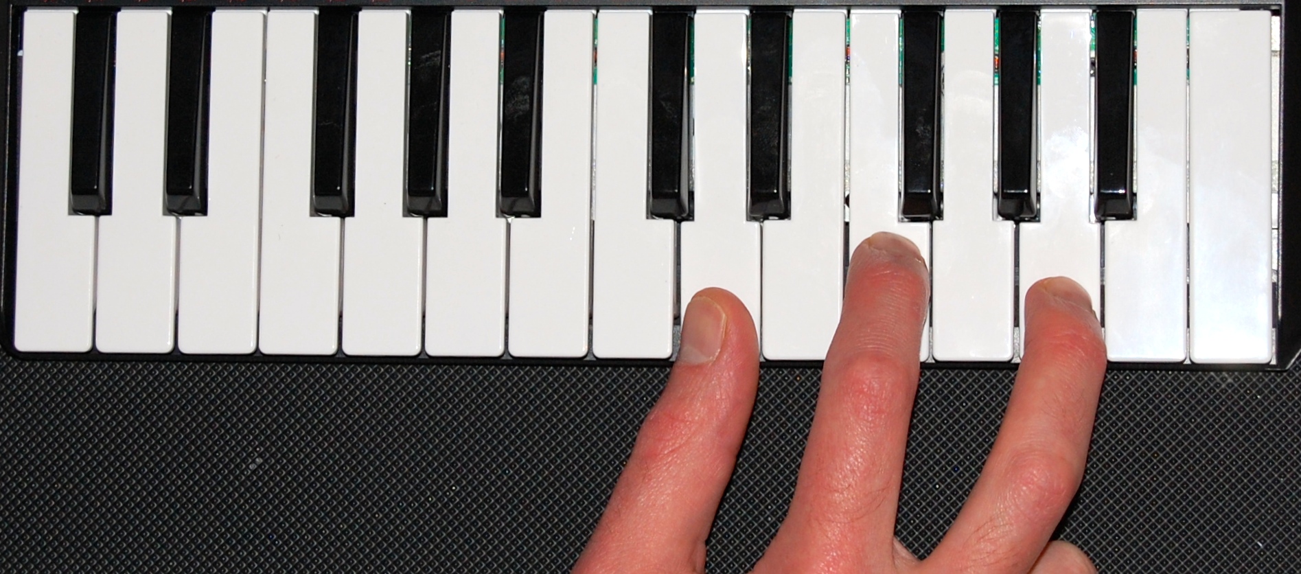 Les accords de base au clavier