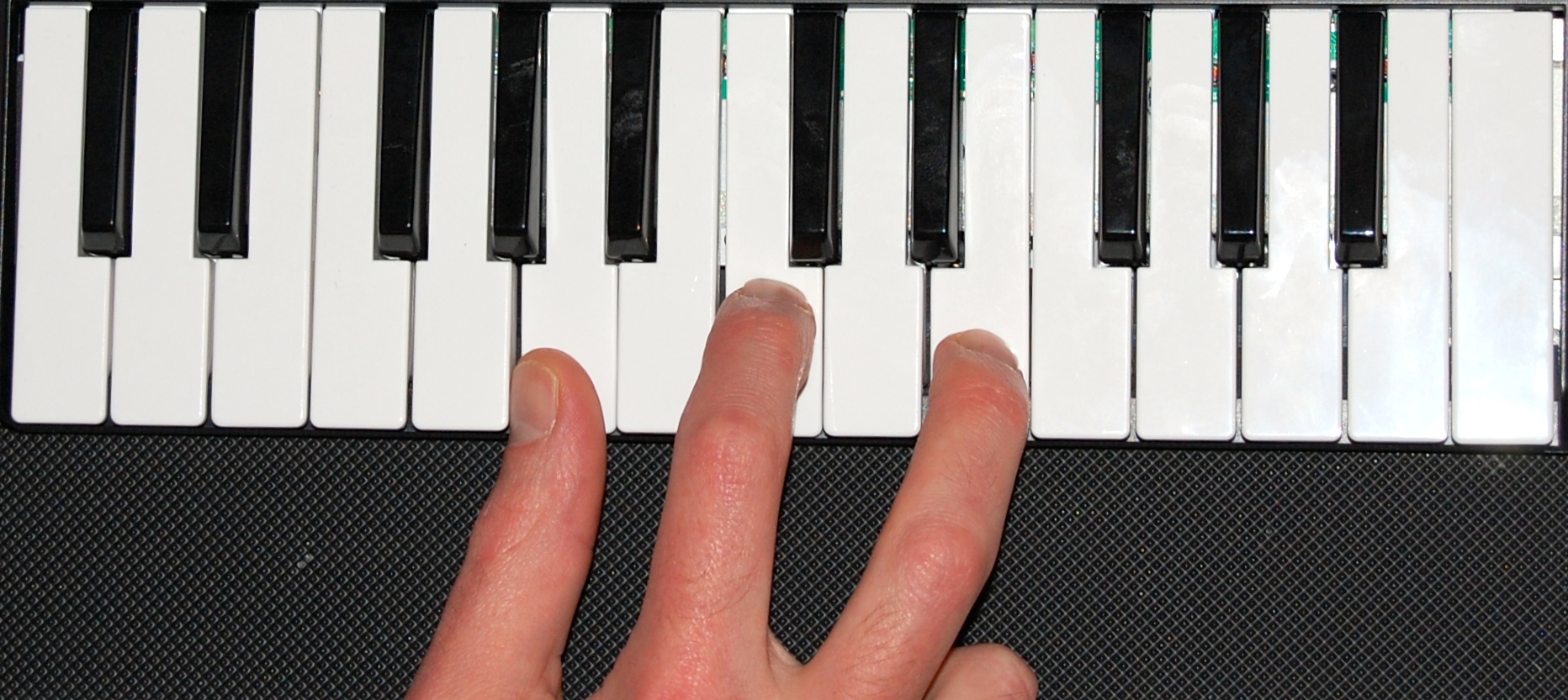 Les accords de base au clavier