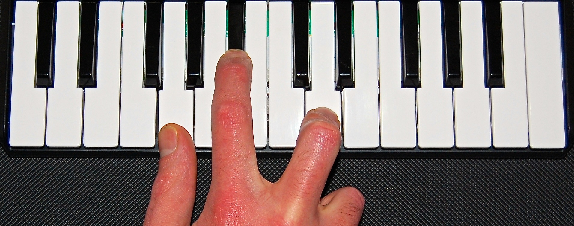 Les accords de base au clavier