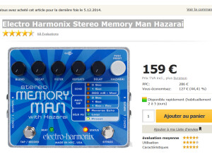 Electro-Harmonix Stereo Memory Man with Hazarai (11885)